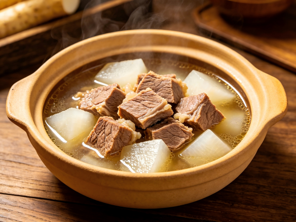 Clear Beef and Radish Soup